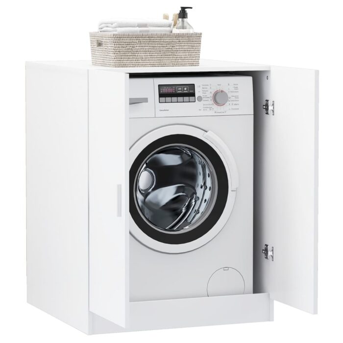 Meuble pour machine à laver Blanc – Image 6