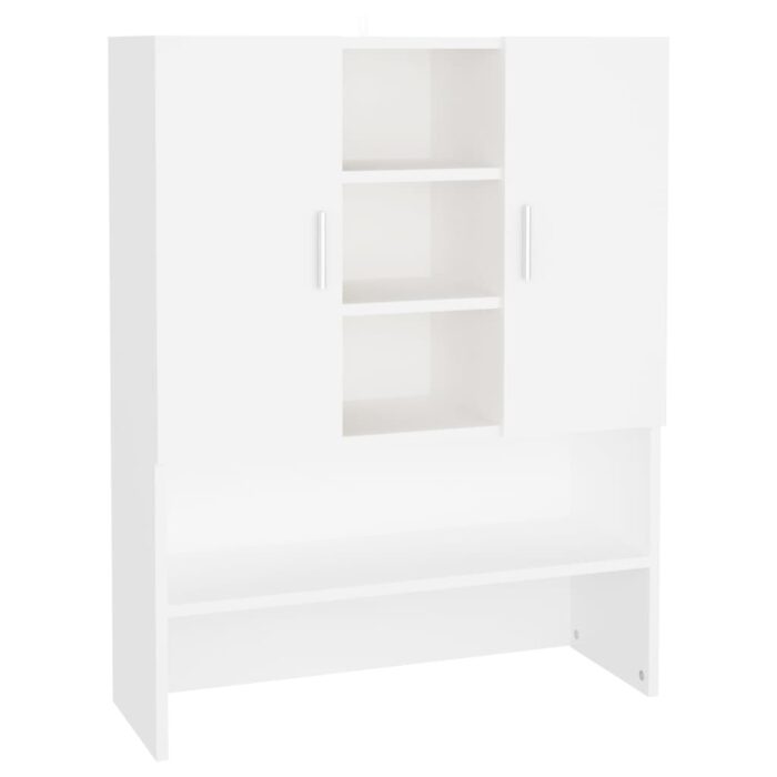 Meuble pour machine à laver Blanc – Image 8