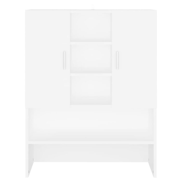 Meuble pour machine à laver Blanc – Image 9