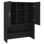 Meuble pour machine à laver Noir – Image 10