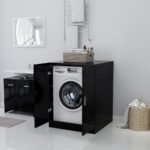 Meuble pour machine à laver Noir – Image 5