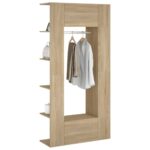 Armoires de couloir 2 pcs chêne sonoma bois d'ingénierie – Image 3