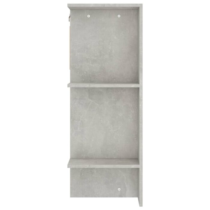 Armoires de couloir 2 pcs gris béton bois d'ingénierie – Image 8