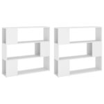 Bibliothèque/Séparateur de pièce Blanc 100x24x188 cm – Image 5