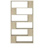 Bibliothèque/Séparateur de pièce Chêne Sonoma 100x24x188 cm – Image 3