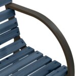 Banc de jardin pour enfants 81 cm bois de pin chinois gris – Image 4