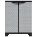 Armoire en plastique 68x39x92 cm Design de rotin – Image 4