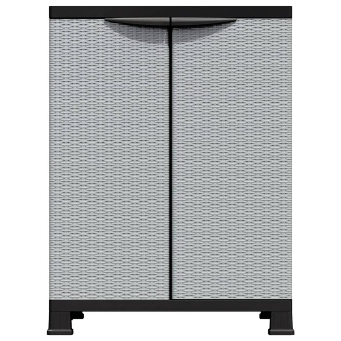 Armoire en plastique 68x39x92 cm Design de rotin – Image 4