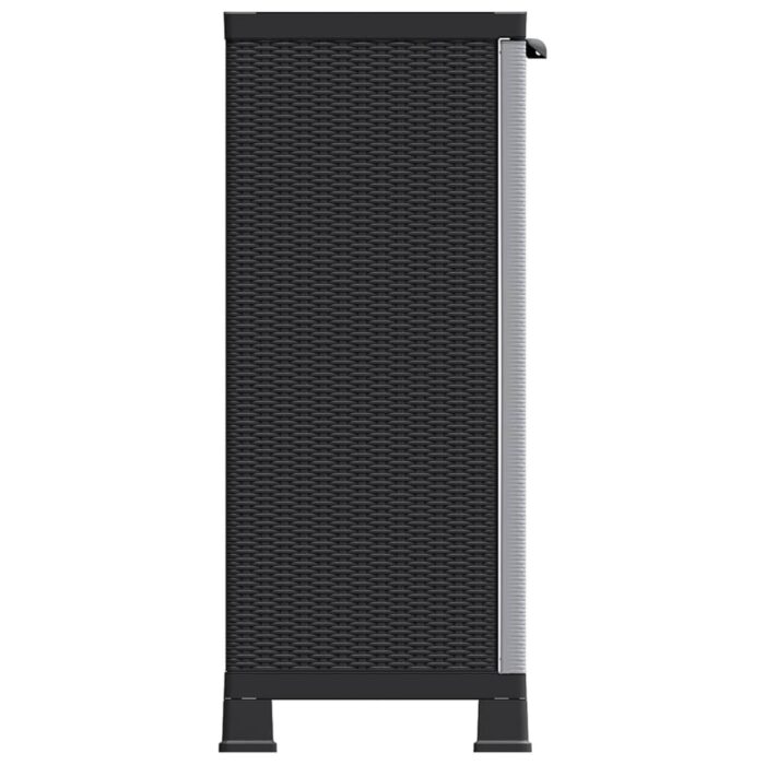 Armoire en plastique 68x39x92 cm Design de rotin – Image 5