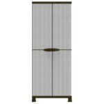 Armoire en plastique 68x39x171,5 cm Design de rotin – Image 4