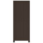 Armoire en plastique 68x39x171,5 cm Design de rotin – Image 6