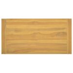 Armoire murale de salle de bain 90x45x35 cm Bois de teck solide – Image 3