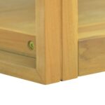 Armoire murale de salle de bain 90x45x35 cm Bois de teck solide – Image 4