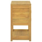 Armoire de salle de bain 60x40x75 cm Bois de teck solide – Image 3