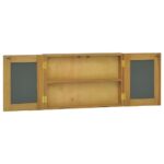 Armoire à miroir 60x10x40 cm Bois de teck solide – Image 2