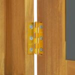 Armoire à miroir 60x10x40 cm Bois de teck solide – Image 6