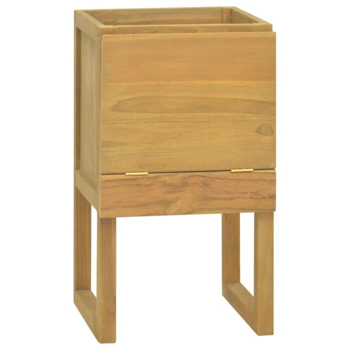 Armoire de salle de bain 41x40x75 cm bois de teck solide – Image 1