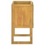 Armoire de salle de bain 60x40x75 cm bois de teck solide – Image 3
