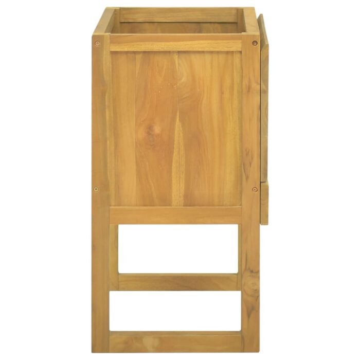 Armoire de salle de bain 60x40x75 cm bois de teck solide – Image 3
