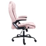 Chaise de bureau Rose Velours – Image 2