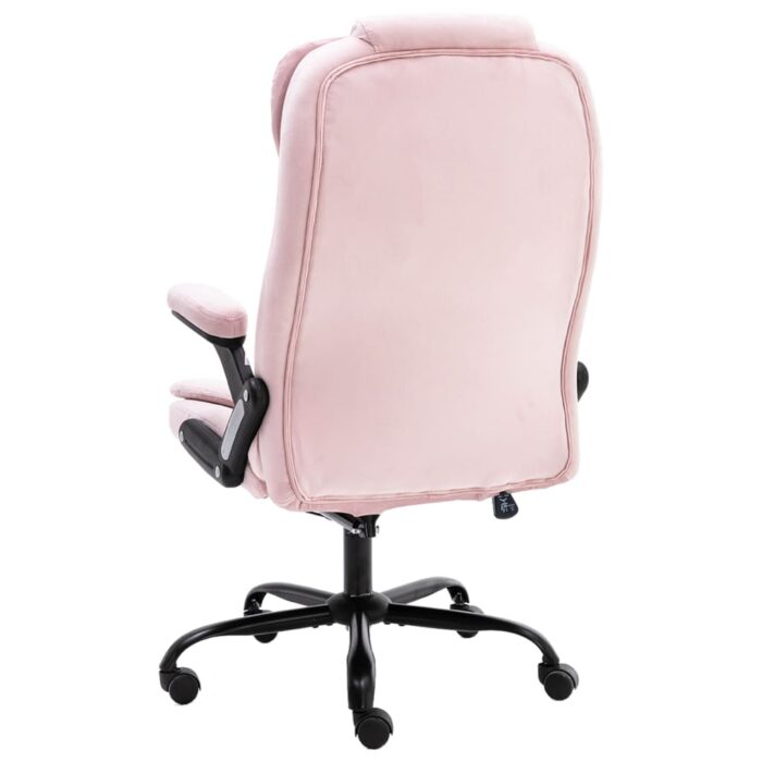 Chaise de bureau Rose Velours – Image 3
