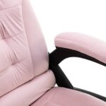 Chaise de bureau Rose Velours – Image 4