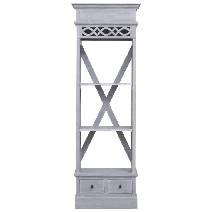 Buffet 60x30x175 cm Bois d'acajou massif – Image 2