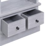 Buffet 60x30x175 cm Bois d'acajou massif – Image 6