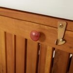 Banc de rangement avec coussin 148 cm Bois d'acacia solide – Image 7