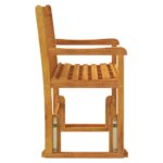 Balancelle de jardin 110 cm Bois d'acacia solide – Image 2