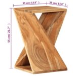 Table d'appoint 35x35x55 cm Bois massif d'acacia – Image 8