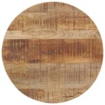 Tables gigognes 2 pcs Bois de manguier brut – Image 4