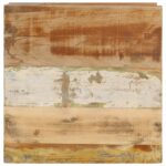 Table basse 45x45x40 cm Bois de récupération massif – Image 2
