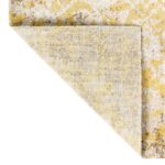 Tapis à tissage plat d'extérieur 115x170 cm Jaune – Image 2
