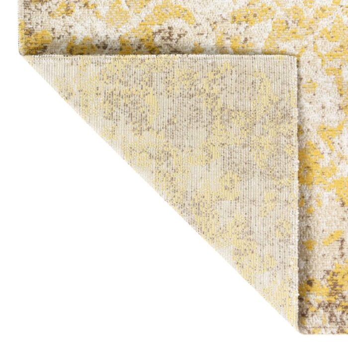 Tapis à tissage plat d'extérieur 115x170 cm Jaune – Image 2