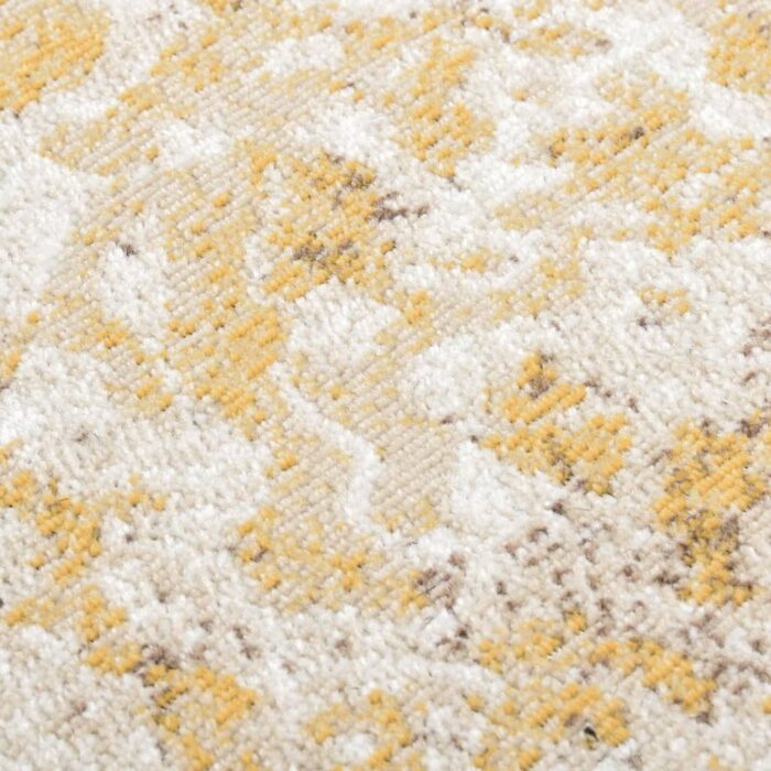 Tapis à tissage plat d'extérieur 115x170 cm Jaune – Image 3