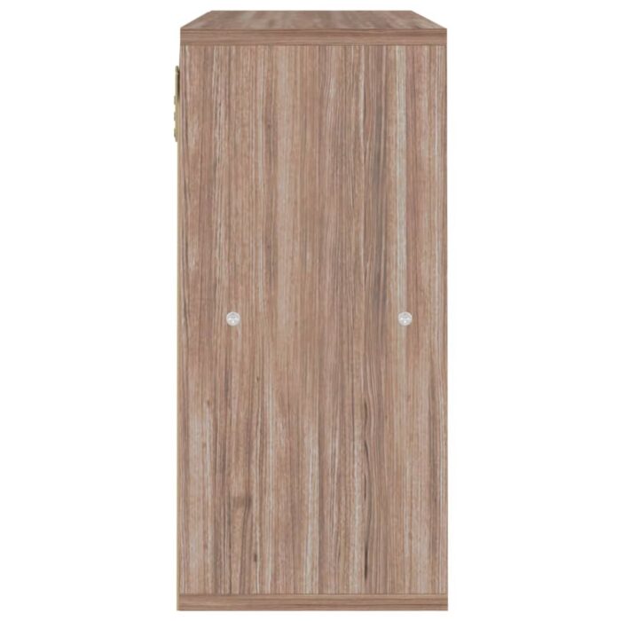 Bibliothèque Chêne Sonoma gris 60x27,5x59,5cm Bois d’ingénierie – Image 5