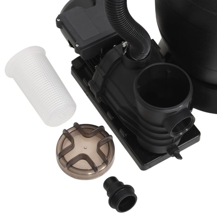Filtre à sable de piscine avec préfiltre noir – Image 6