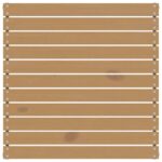 Salon de jardin 3 pcs avec coussins crème bois de pin massif – Image 4