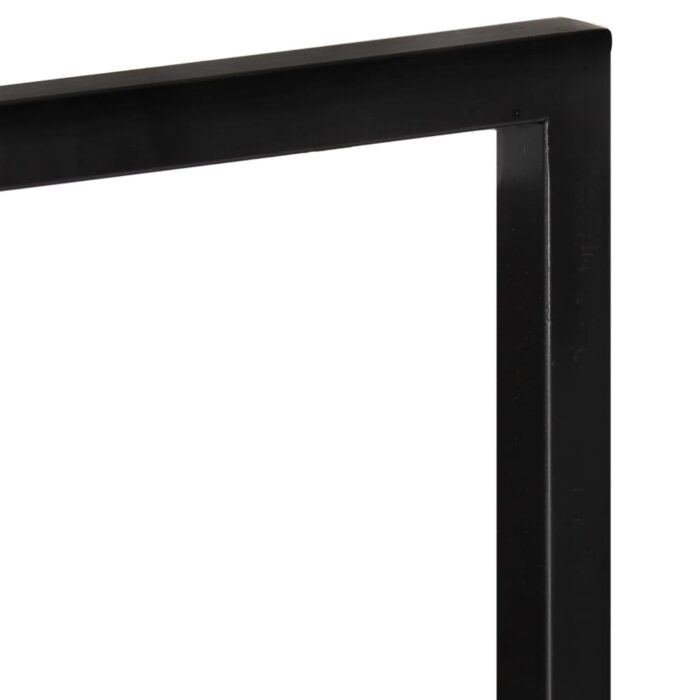 Étagères murales 2 pcs 25x25x75 cm Bois d'acacia et acier – Image 3