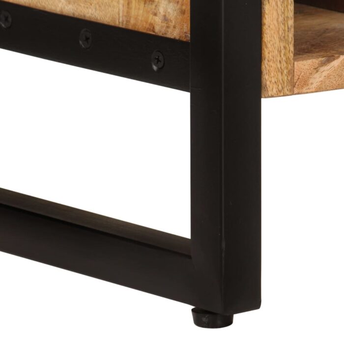 Casier à vin pour 16 bouteilles Bois de manguier massif – Image 6