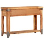 Table console 110x34x74 cm Bois d'acacia massif – Image 2