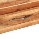Table console 110x34x74 cm Bois d'acacia massif – Image 3