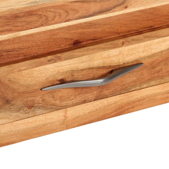 Table console 110x34x74 cm Bois d'acacia massif – Image 3