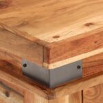 Table console 110x34x74 cm Bois d'acacia massif – Image 5