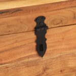 Boîte de rangement 39x28x31 cm Bois massif d'acacia – Image 6