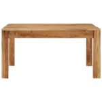 Table basse 80x80x40 cm Bois d'acacia massif – Image 3
