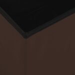 Tabouret de rangement pliable Marron PVC – Image 4