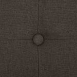 Banc de rangement pliable Marron foncé Faux lin – Image 5