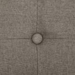 Banc de rangement pliable Taupe Faux lin – Image 4